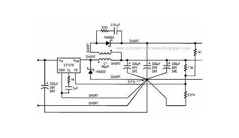 3.3V And 5V Outputs - Dc-Dc Converter Circuit Diagram | Electronic Circuit Diagrams & Schematics