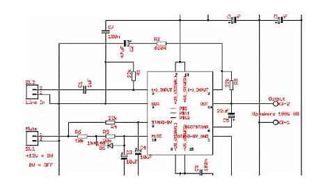tda7384 amplifier circuit diagram