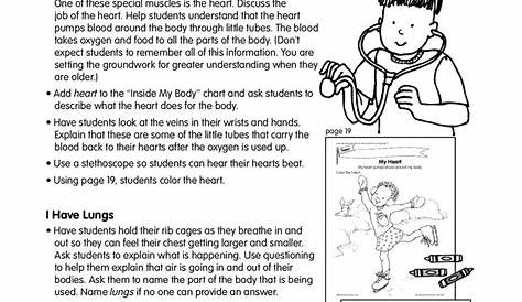 healthy heart worksheets