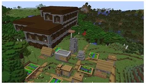 Minecraft Seed: Woodland Mansions with NPC Villages (1.13) - YouTube