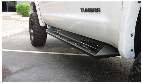 Toyota Tundra HoneyBadger Side Steps with LED illumination and 10″ SR