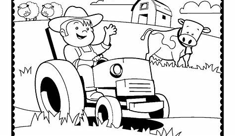 Farm Coloring Page Coloring Page For Kids - Coloring Home