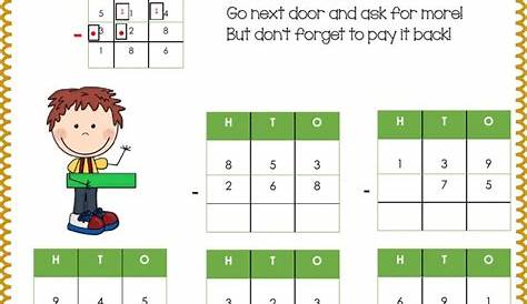 subtraction with regrouping worksheets 4th grade