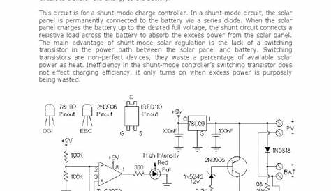 Solar Charger Controller Circuit Diagram | Electrical Network