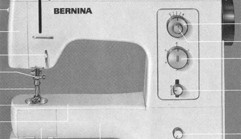 bernina 1005 owner's manual