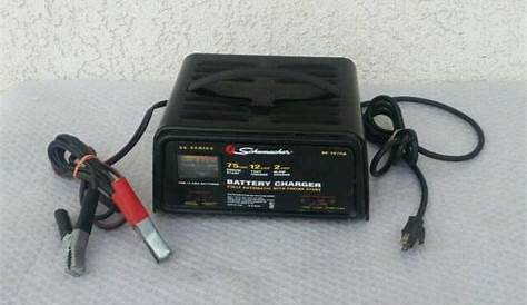schumacher battery charger se 1275a manual