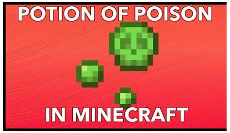 how to make poison potion in minecraft wiki