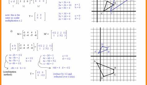 geometry rotations worksheet answer key