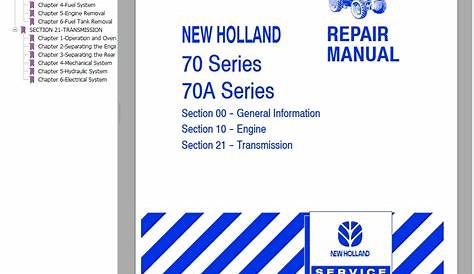new holland owners manual download
