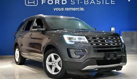 Used 2016 Ford Explorer XLT Grey for Sale at $28687.0 | Ford St-Basile