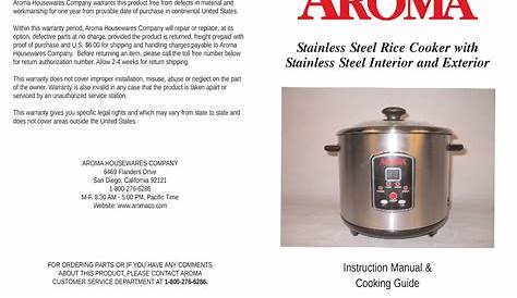 professional series rice cooker manual