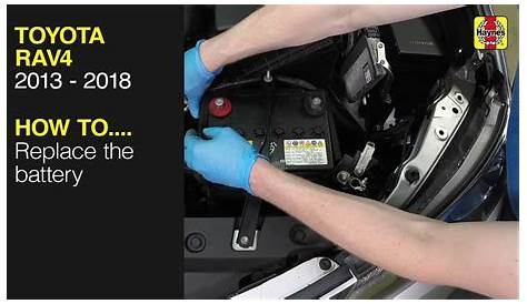 How to Replace the battery on the Toyota RAV4 2013 to 2018 - YouTube