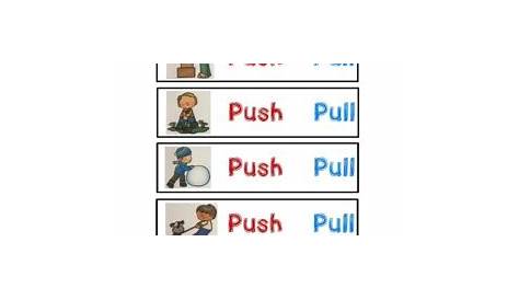 33 Push And Pull Worksheet - support worksheet