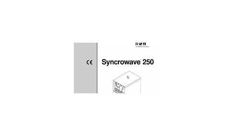 Miller Electric SYNCROWAVE 250 Manuals