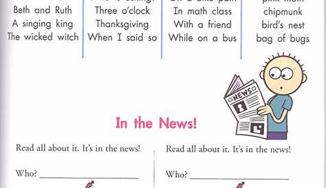 mad libs for 2nd grade