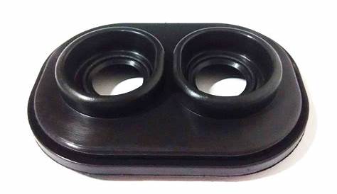Two Hole Rubber Grommets Plugs Molded Firewall Wiring Grommet