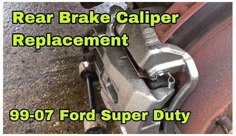 How to change rear caliper 99-07 Ford Super Duty F-250 F-350 F-450 F