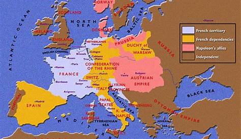 Map of Europe in 1812 | World History Commons