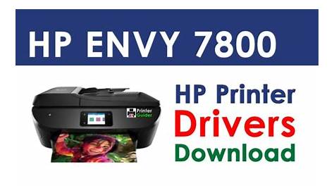HP ENVY Photo 7800 All In One Printer Driver Free Download