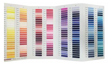 madeira color chart with names