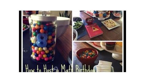math themed birthday party