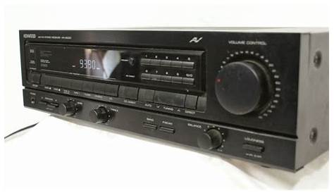 kenwood 105vr stereo receiver user manual