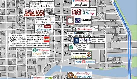 Map Of Downtown Chicago Tourist Attractions - Best Tourist Places in
