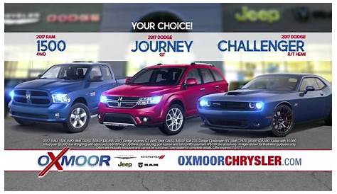 Summer Clearance Event at Oxmoor Chrysler Dodge Jeep Ram | Louisville
