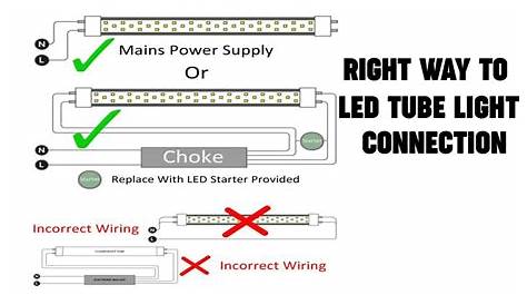 wiring led tube lights