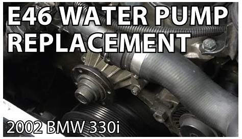 BMW E46 Water Pump Replacement DIY - YouTube