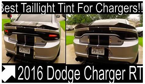 Easiest way to tint Dodge Charger taillights!!! - YouTube
