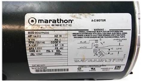 Marathon Electric Motor Wiring