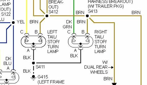 gmc tail light wiring connector