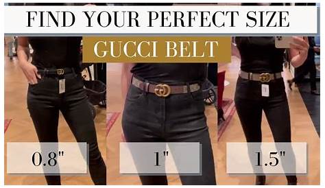 how to find your GUCCI BELT size for the PERFECT FIT | Style me Worth