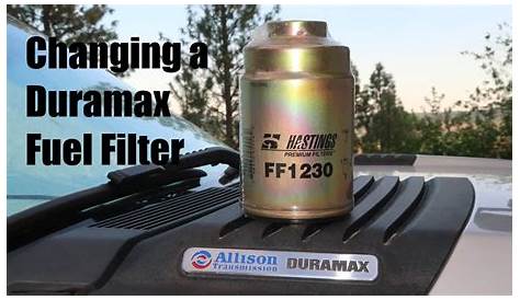 Duramax 6.6L Fuel Filter Replacement - YouTube