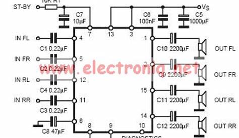ic tda7377 circuit diagram