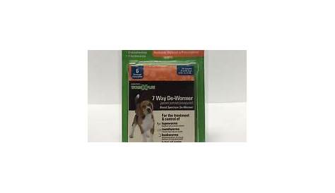 Sentry 7 Way De-Wormer For Puppies & Small Dogs - 6 Flavored Tablets