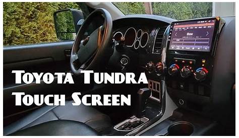 10.1" Touch Screen Toyota Tundra Stereo Install! - YouTube