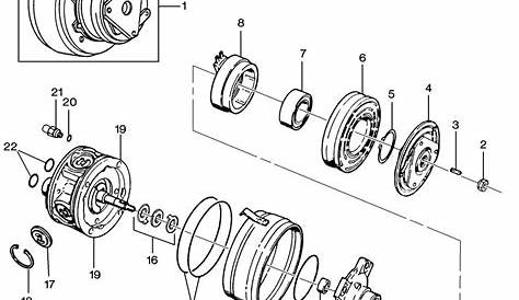 ac compressor parts diagram