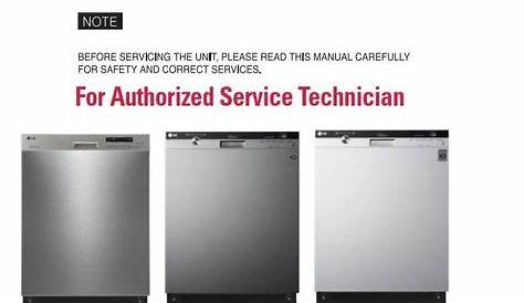 Lg Dishwasher Manual Ldf5545ss