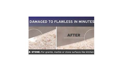 Granite, Marble & Stone Repair Kit - Fix Chips & Defects in Minutes | Restore Tiles
