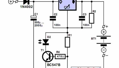 Simple NiCd Charger Circuit Diagram Electronics Projects, Hobby