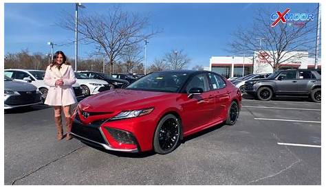 2022 toyota camry xse v6 supersonic red