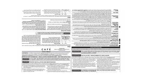 Cafe CDT875P2NS1 Dishwasher Owner's Manual | Manualzz
