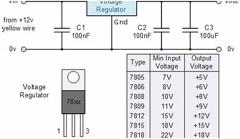 220v voltage regulator circuit diagram