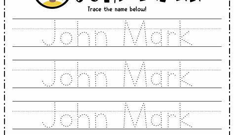 make your own tracing worksheets