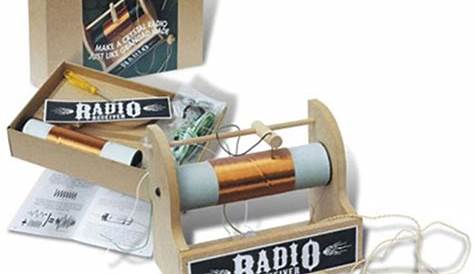 Make your own Crystal Radio kit | Radio kit, Radio, Kids electronics