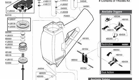 Senco SN70 -(170301N) Parts List | Senco SN70 -(170301N) Repair Parts