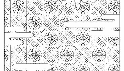 Free Printable Flower Pattern