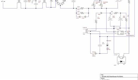 Atx 600w Power Supply Circuit Diagram - Wiring Diagram